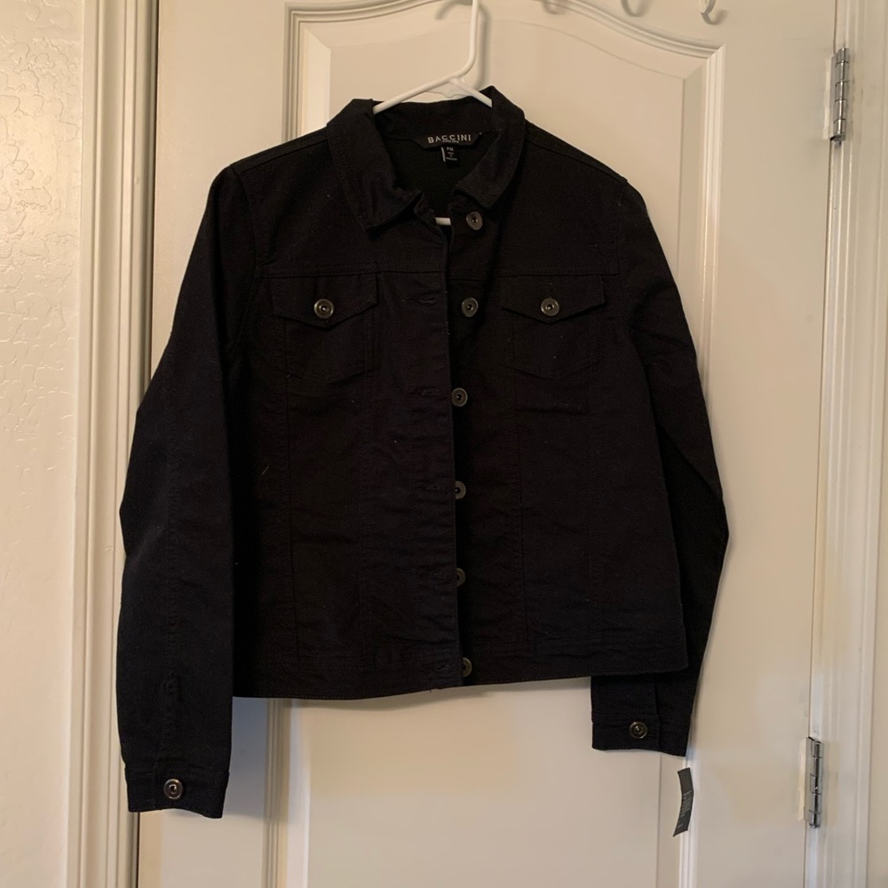 Black Jean Jacket